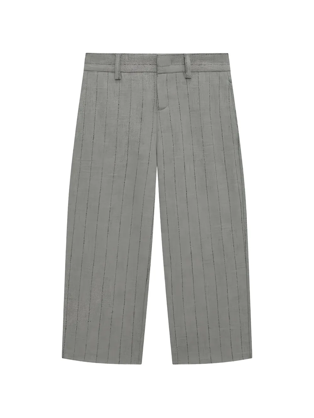 Eleventy Kids pinstripe-pattern trousers - Grigio