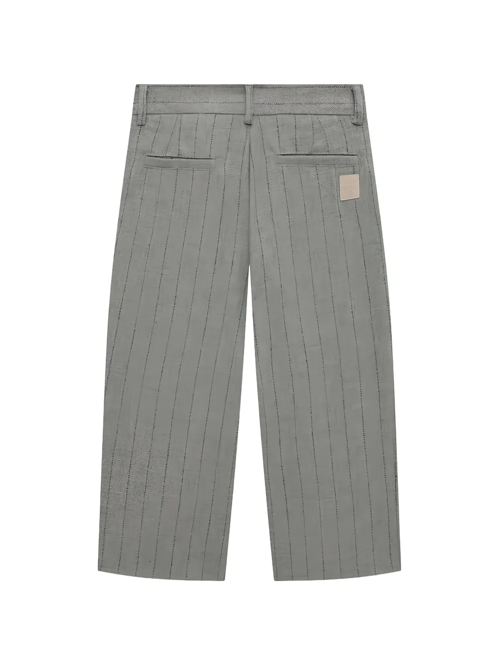 Eleventy Kids Broek met krijtstreep Grijs