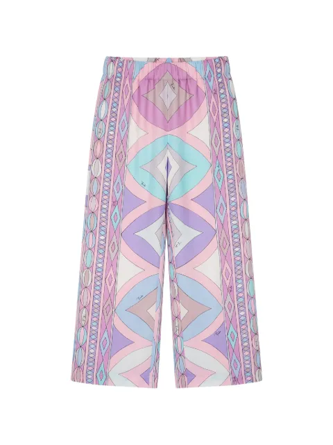 PUCCI Junior geometric-print trousers