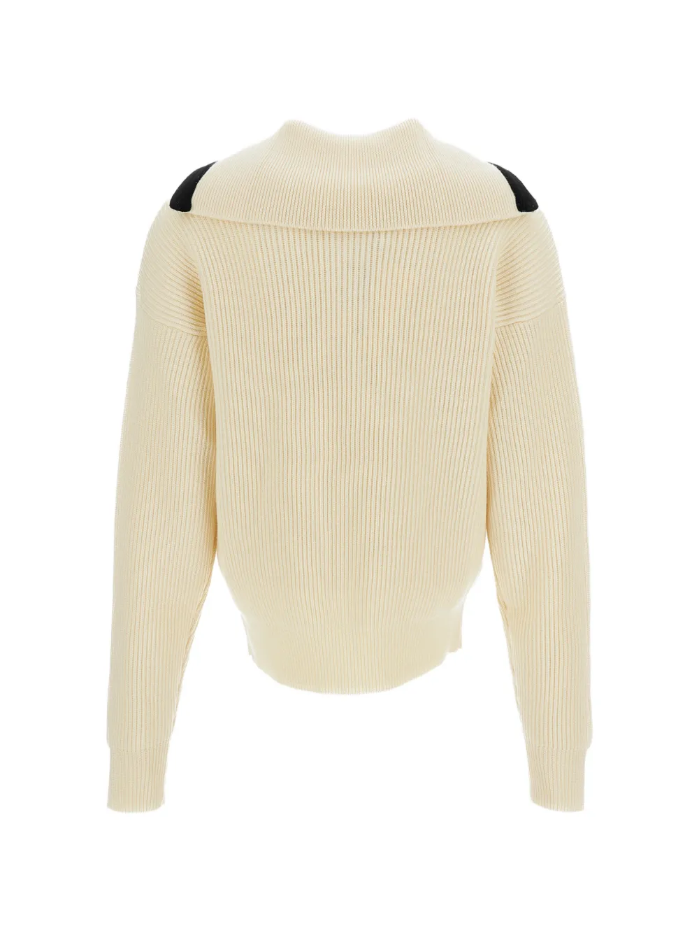 Barena Ribgebreide trui Beige