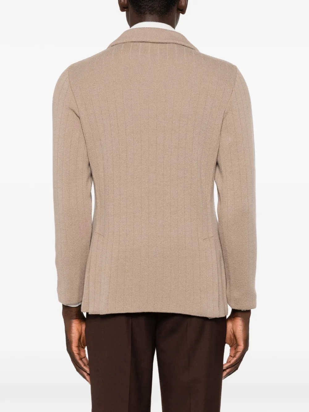 Lardini Blazer met enkele rij knopen Beige