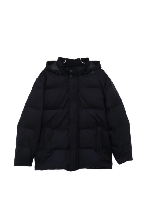 Canali hooded padded jacket