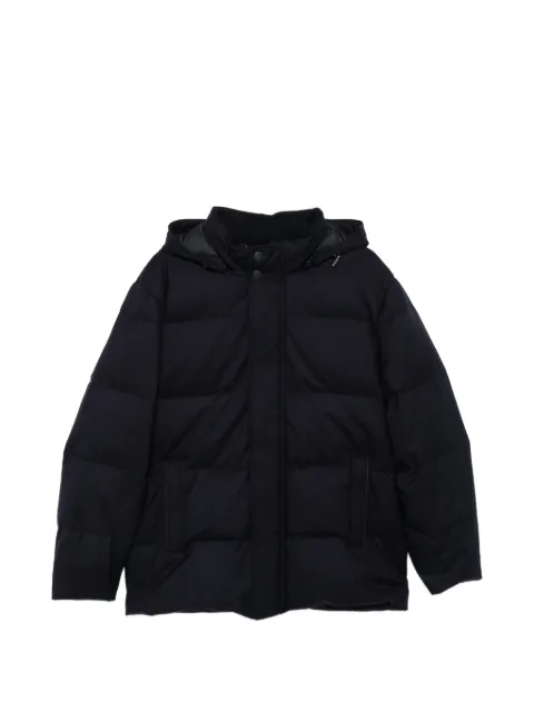 Canali hooded padded jacket