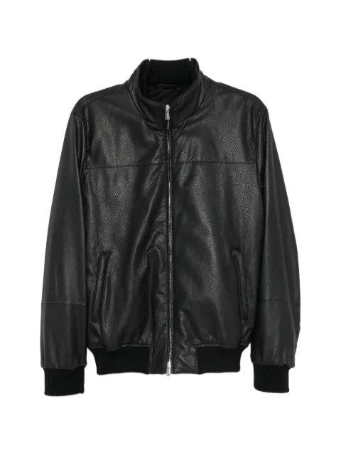 Enrico Mandelli zip-up leather jacket