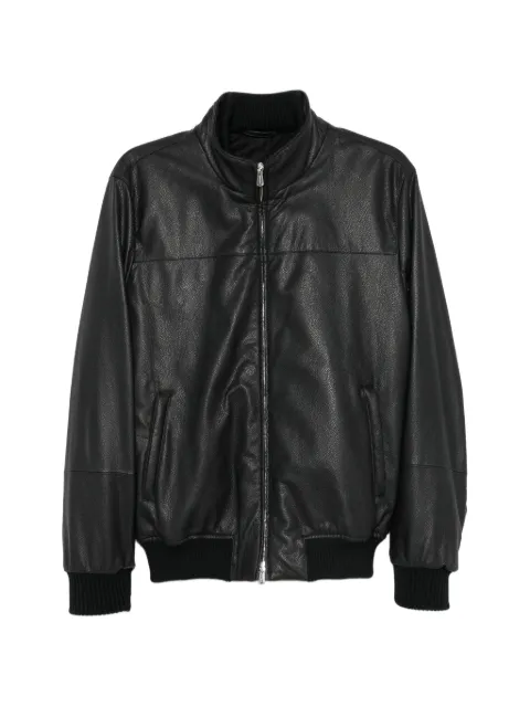 Enrico Mandelli zip-up leather jacket