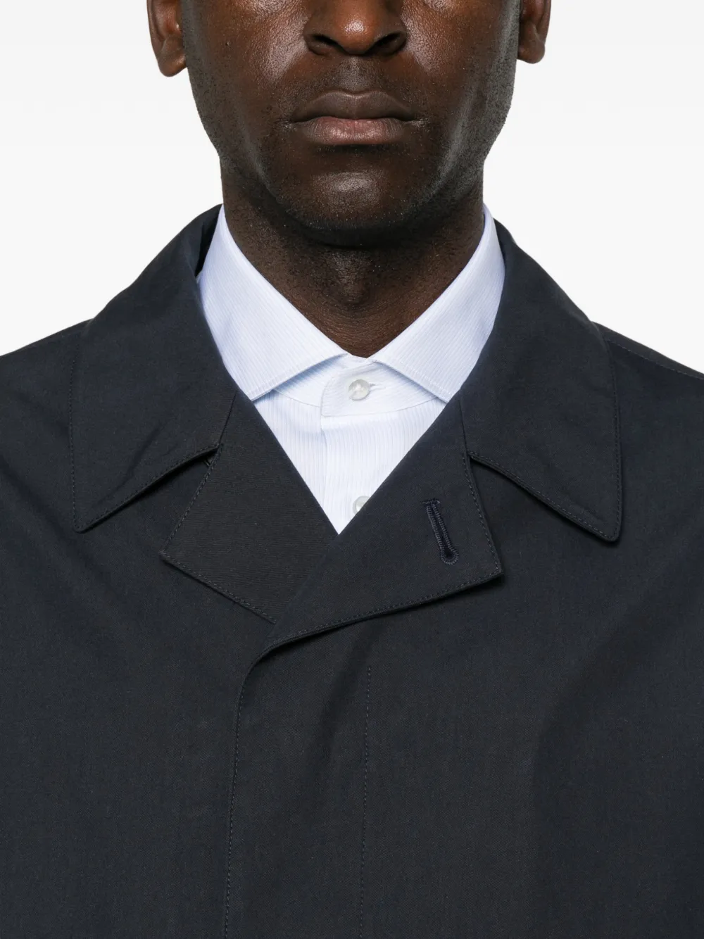 Canali Jas met enkele rij knopen Blauw