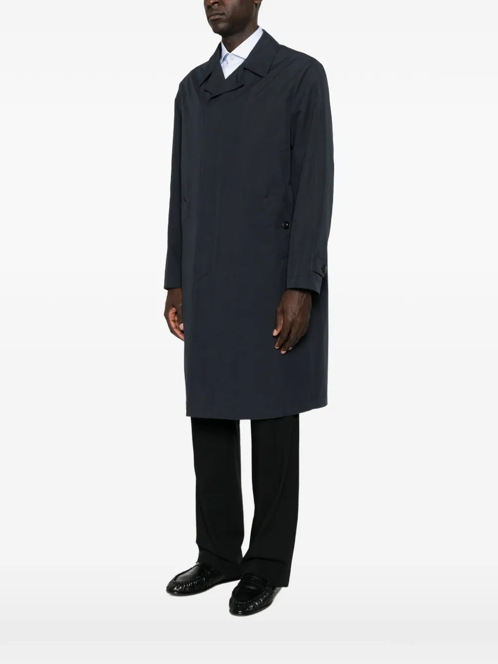 Canali Jas met enkele rij knopen Blauw
