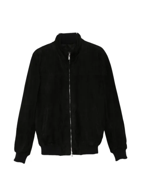Enrico Mandelli suede bomber jacket