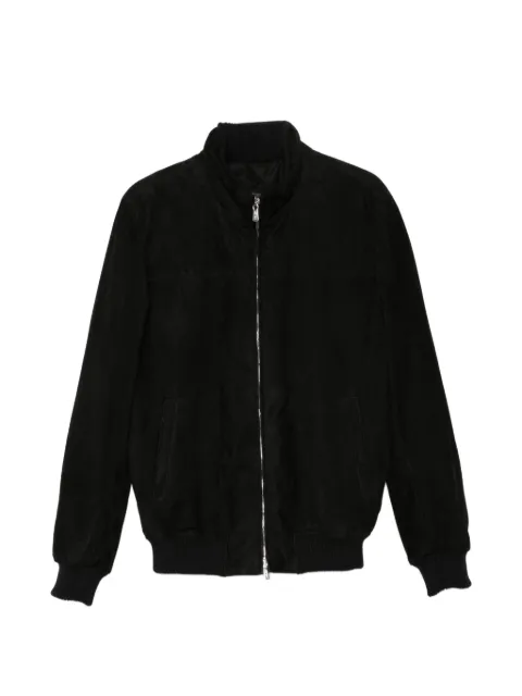 Enrico Mandelli suede bomber jacket