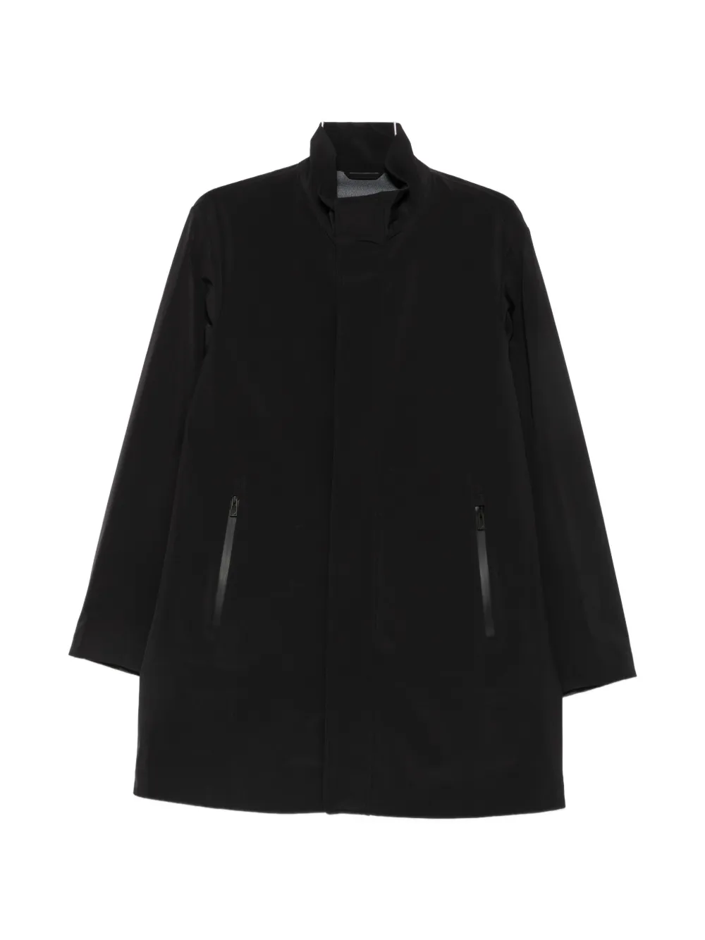 Emporio Armani high-neck zip-up jacket - Nero