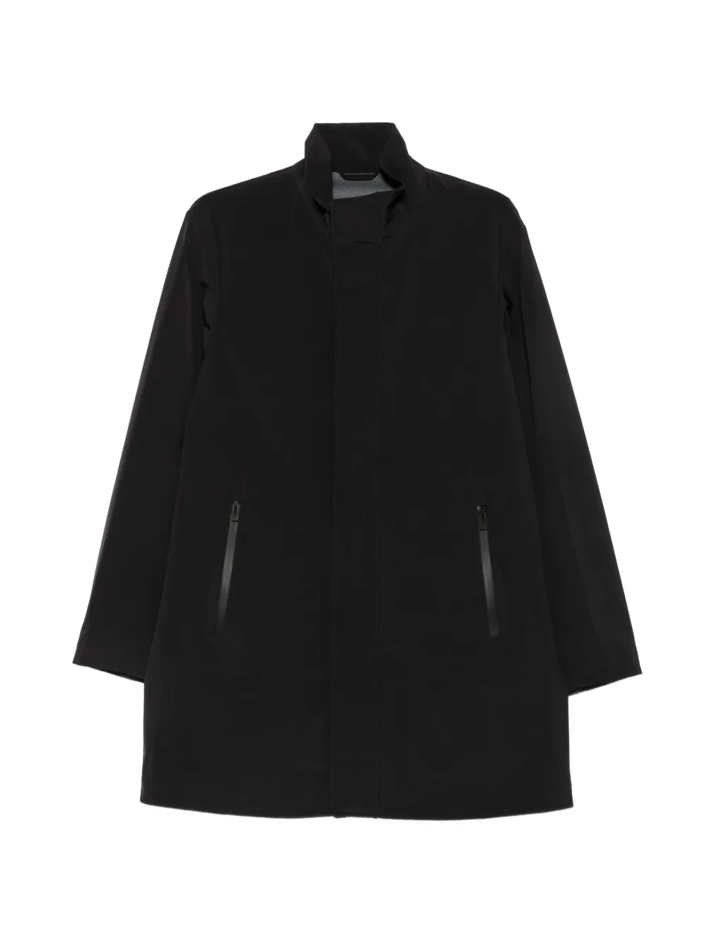 Emporio Armani high-neck zip-up jacket - Nero
