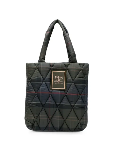 Barbour bolso shopper Arlene Tartan acolchado