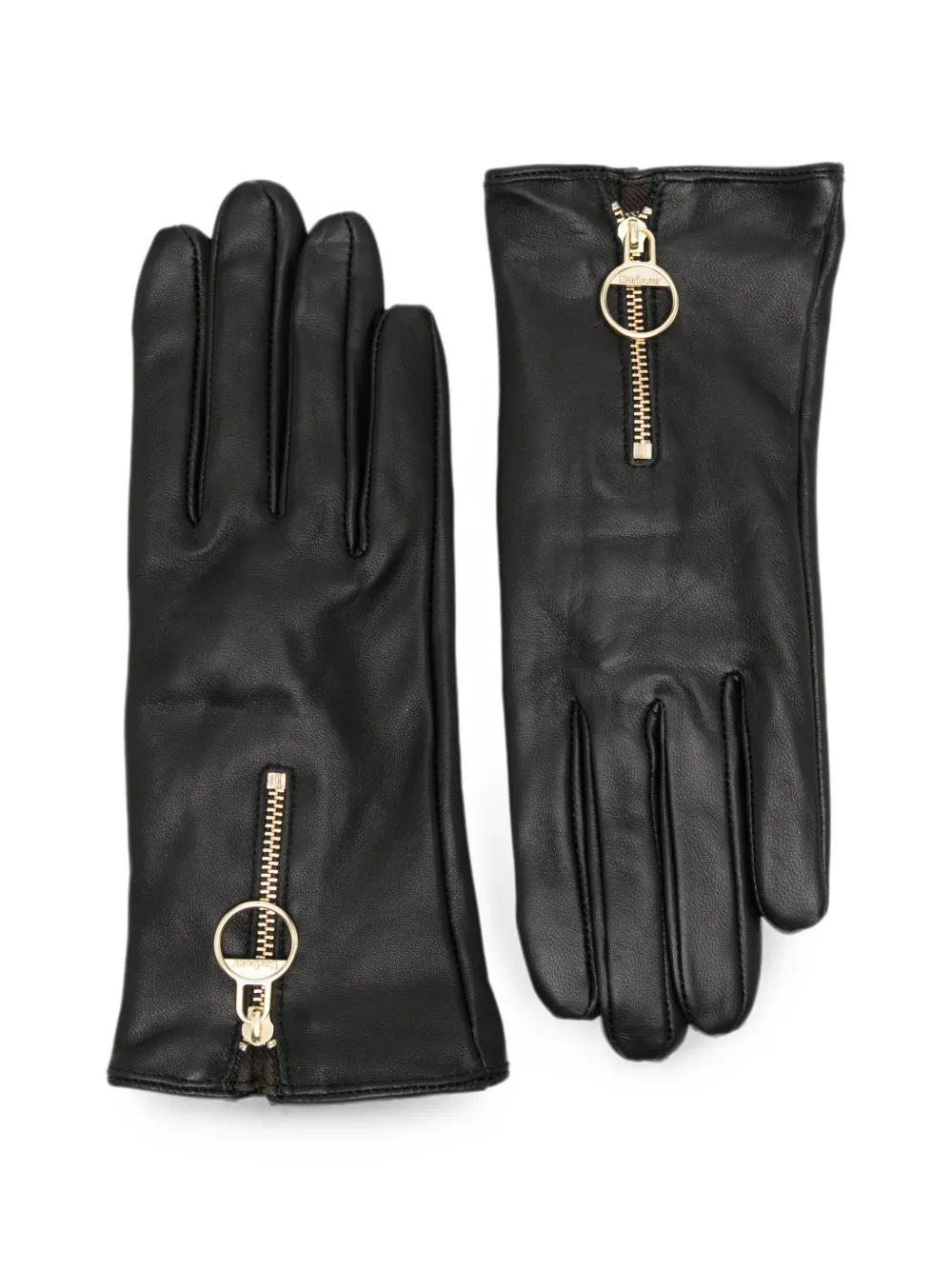 Barbour Arlene zip-detail gloves - Nero