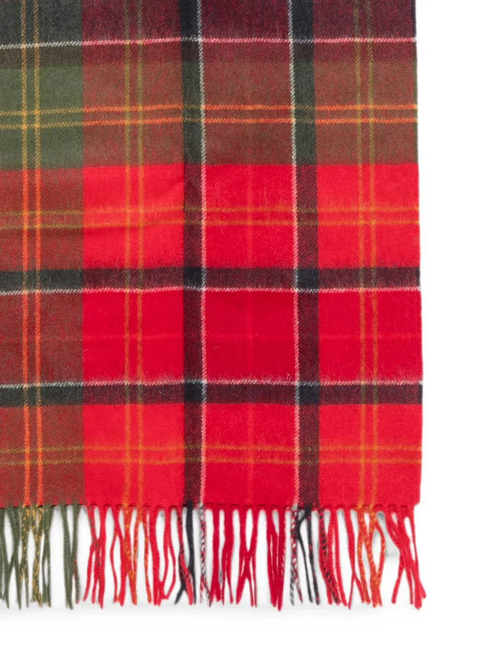 Barbour Serena sjaal met tartan-ruit Rood