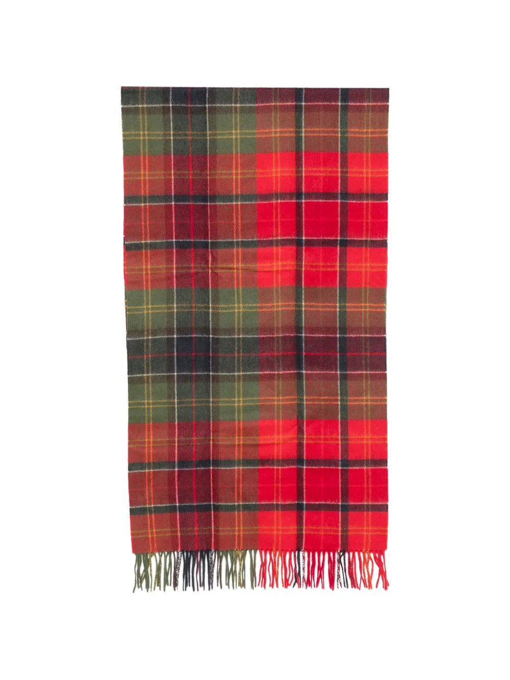 Barbour Serena tartan scarf - Rot
