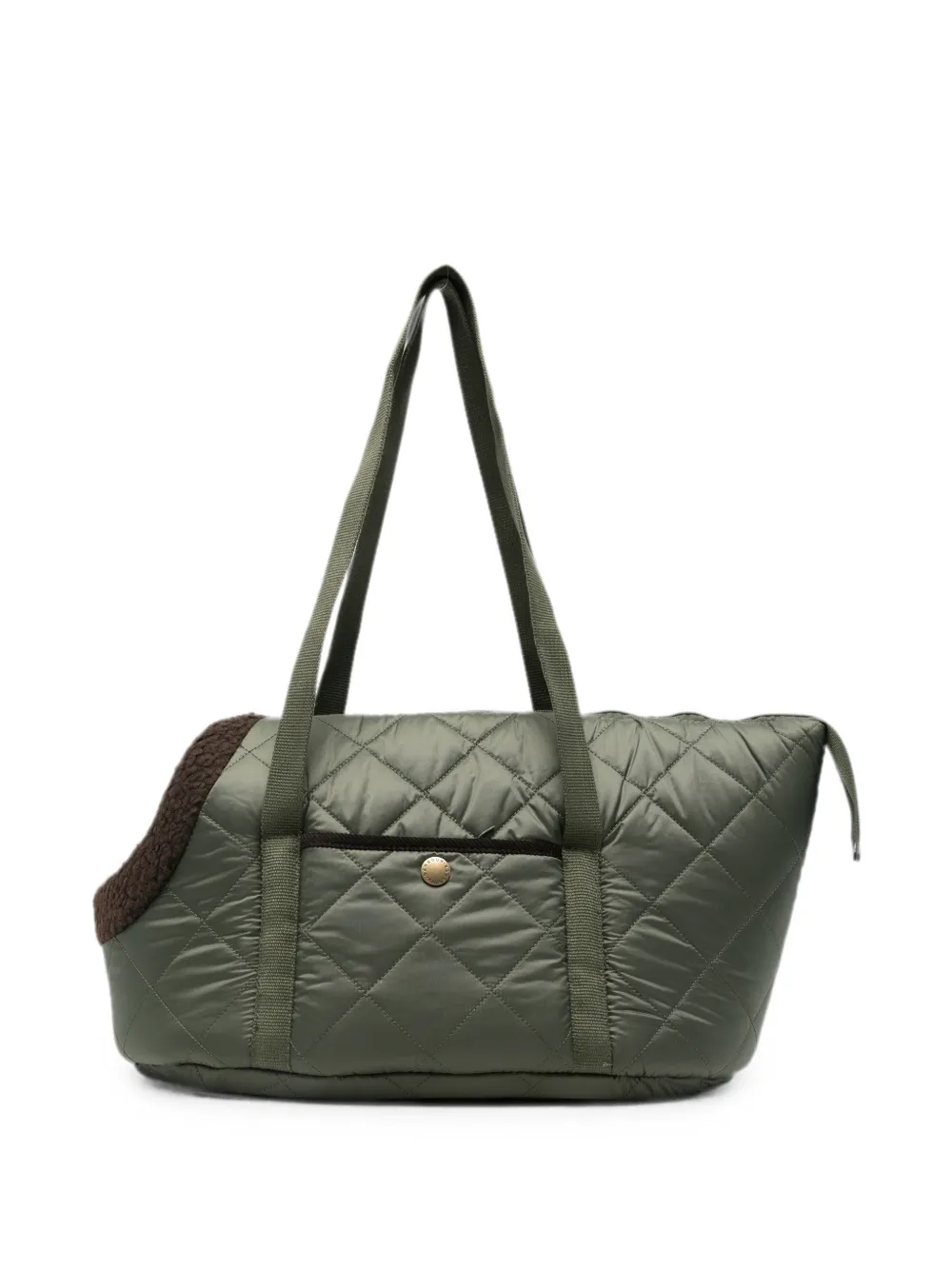 Barbour quilted dog carrier - Grün