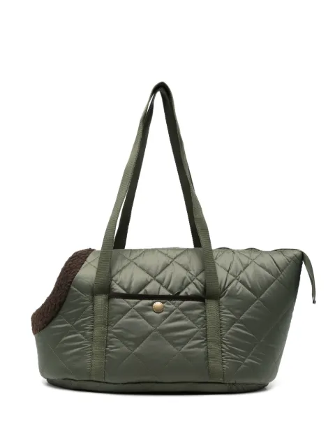 Barbour quilted dog carrier