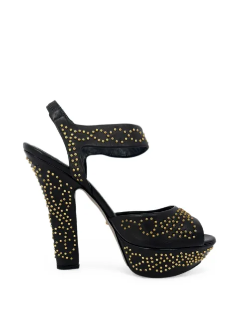 Sergio Rossi Vintage 2018 Studded platform sandals