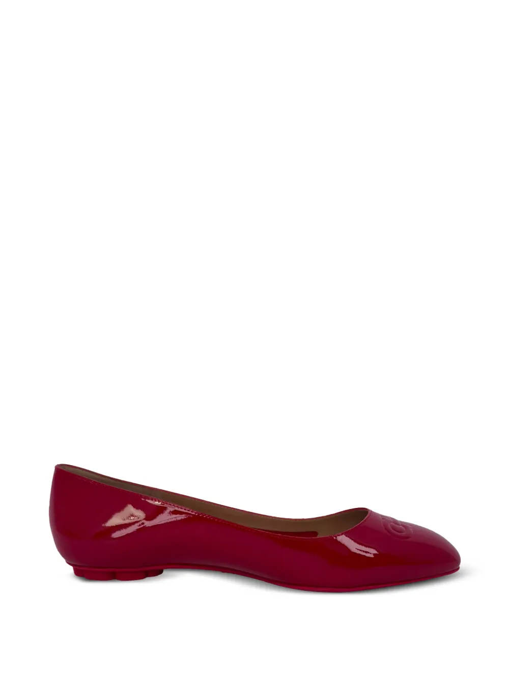 Ferragamo Pre-Owned Horsebit ballet flats - Rosso