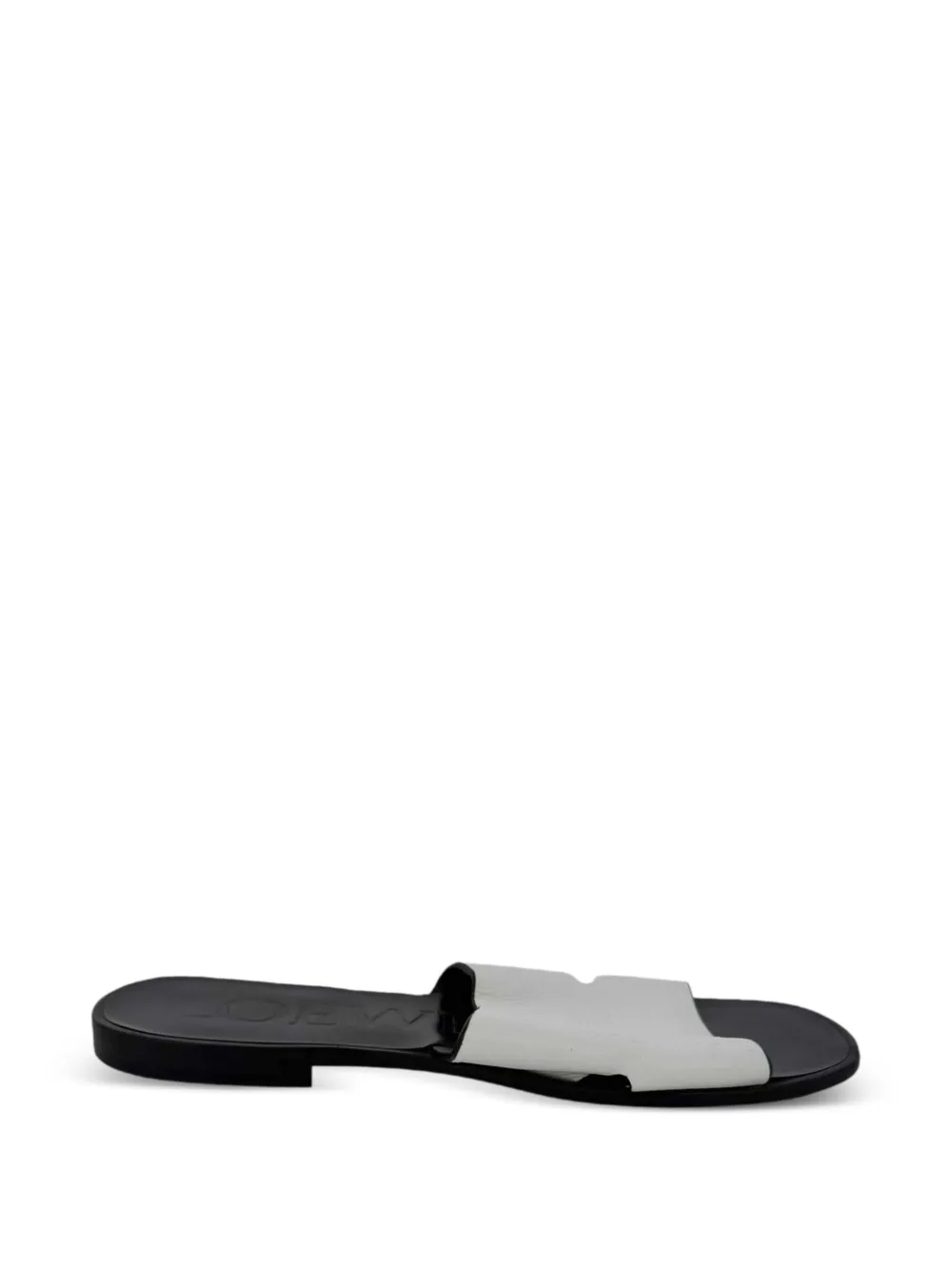 Loewe Pre-Owned Logo slide sandals - Weiß