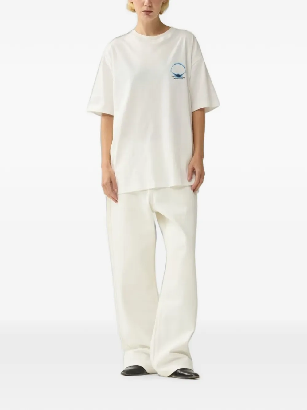 NEW AMSTERDAM T-shirt met print Wit