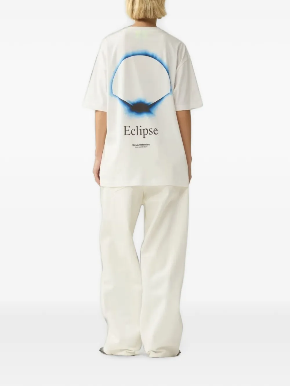 NEW AMSTERDAM T-shirt met print Wit
