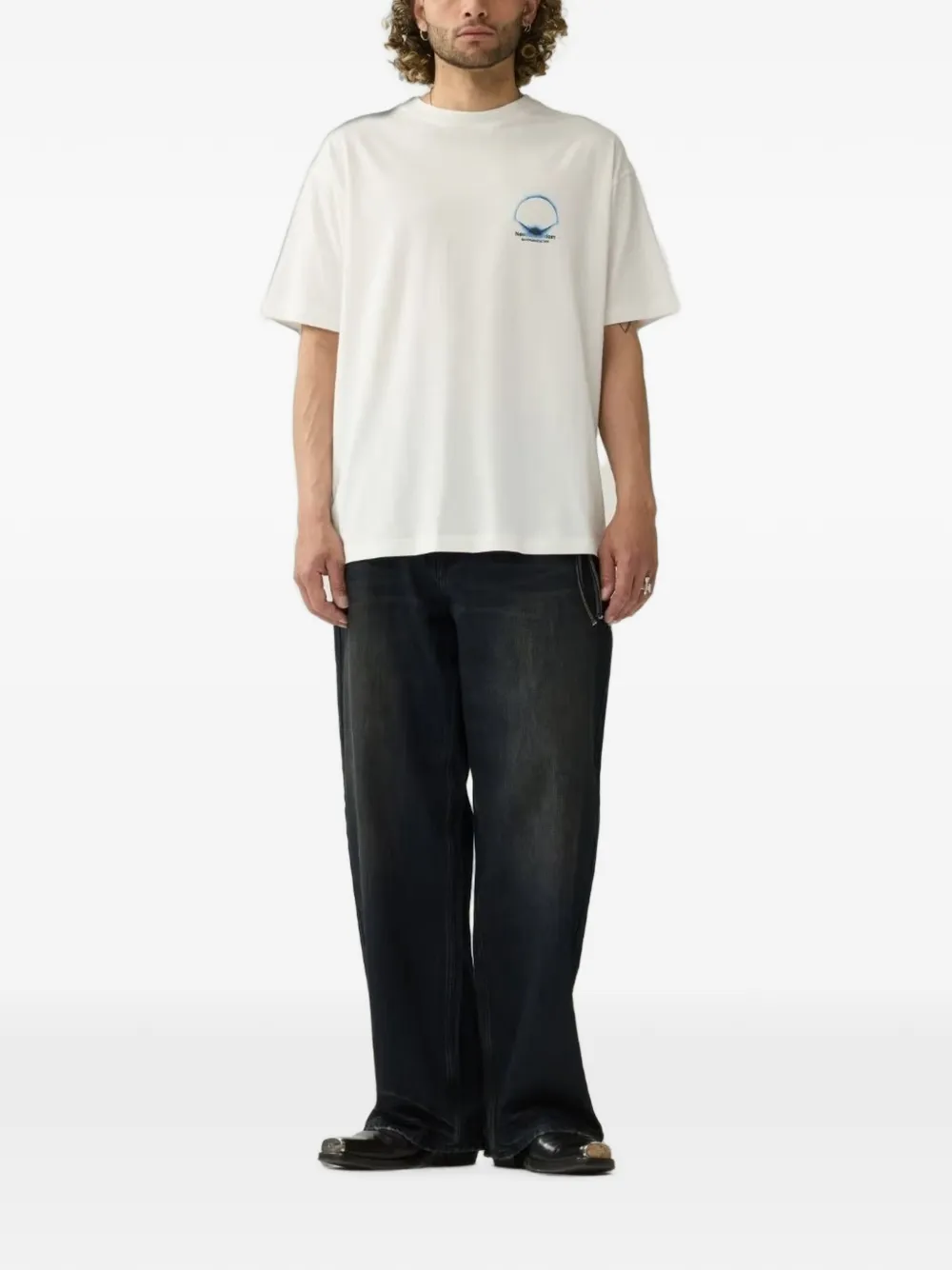NEW AMSTERDAM T-shirt met print Wit