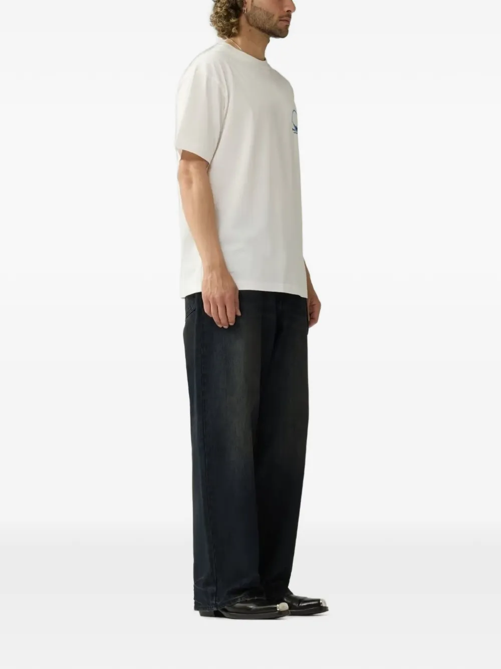 NEW AMSTERDAM T-shirt met print Wit