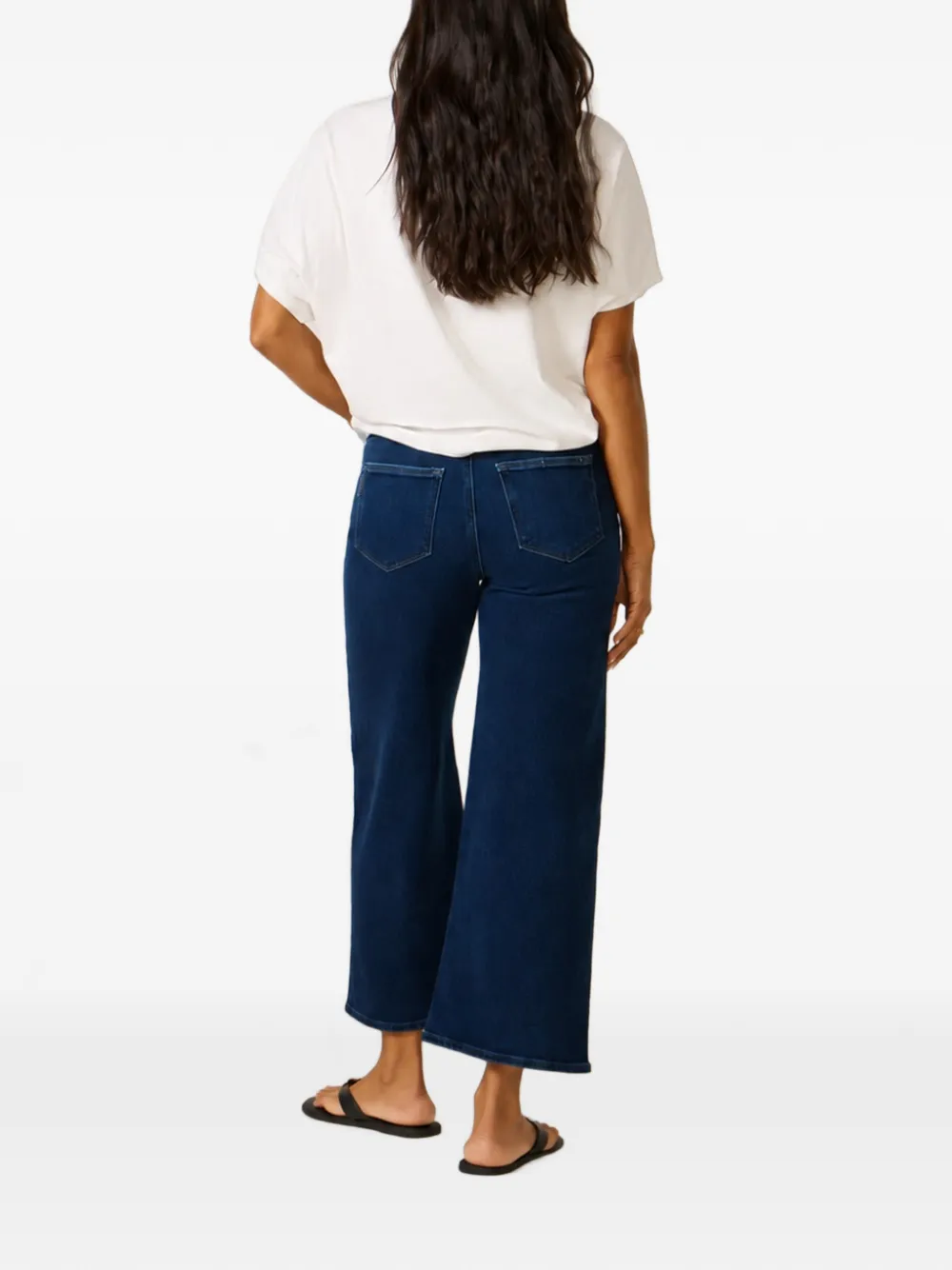 PAIGE Jeans met wijde pijpen Blauw
