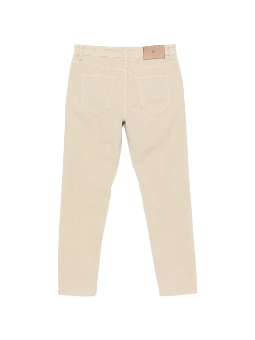PT Torino Ribfluwelen broek met zakken Beige