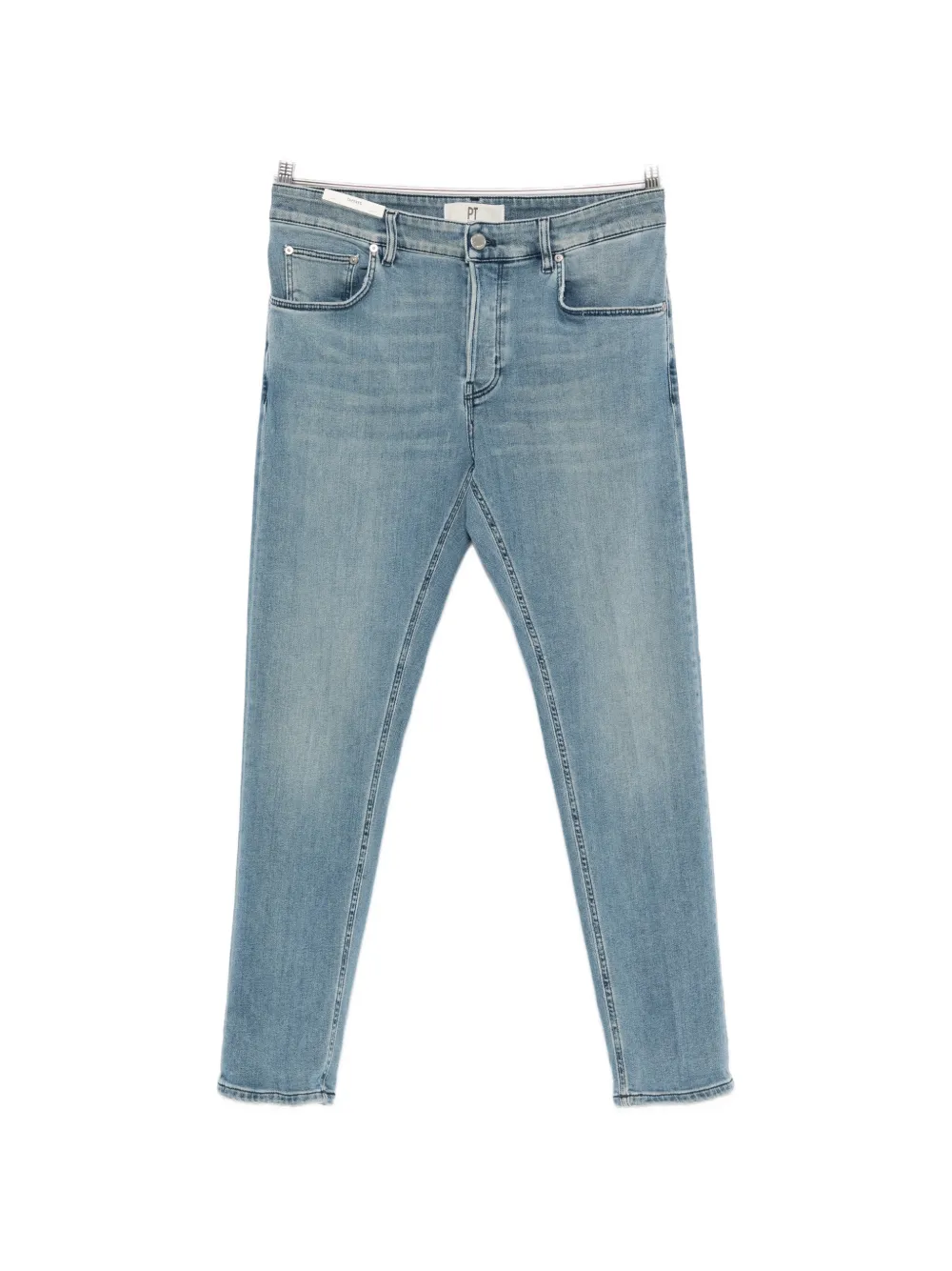 PT Torino faded-effect whiskered jeans - Blu
