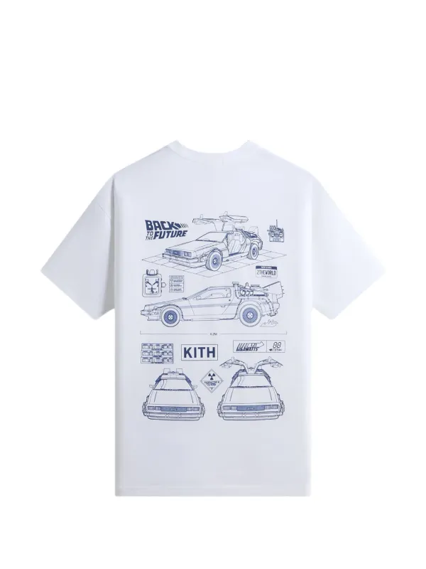 KITH Back To The Future Blueprint T-shirt | White | FARFETCH