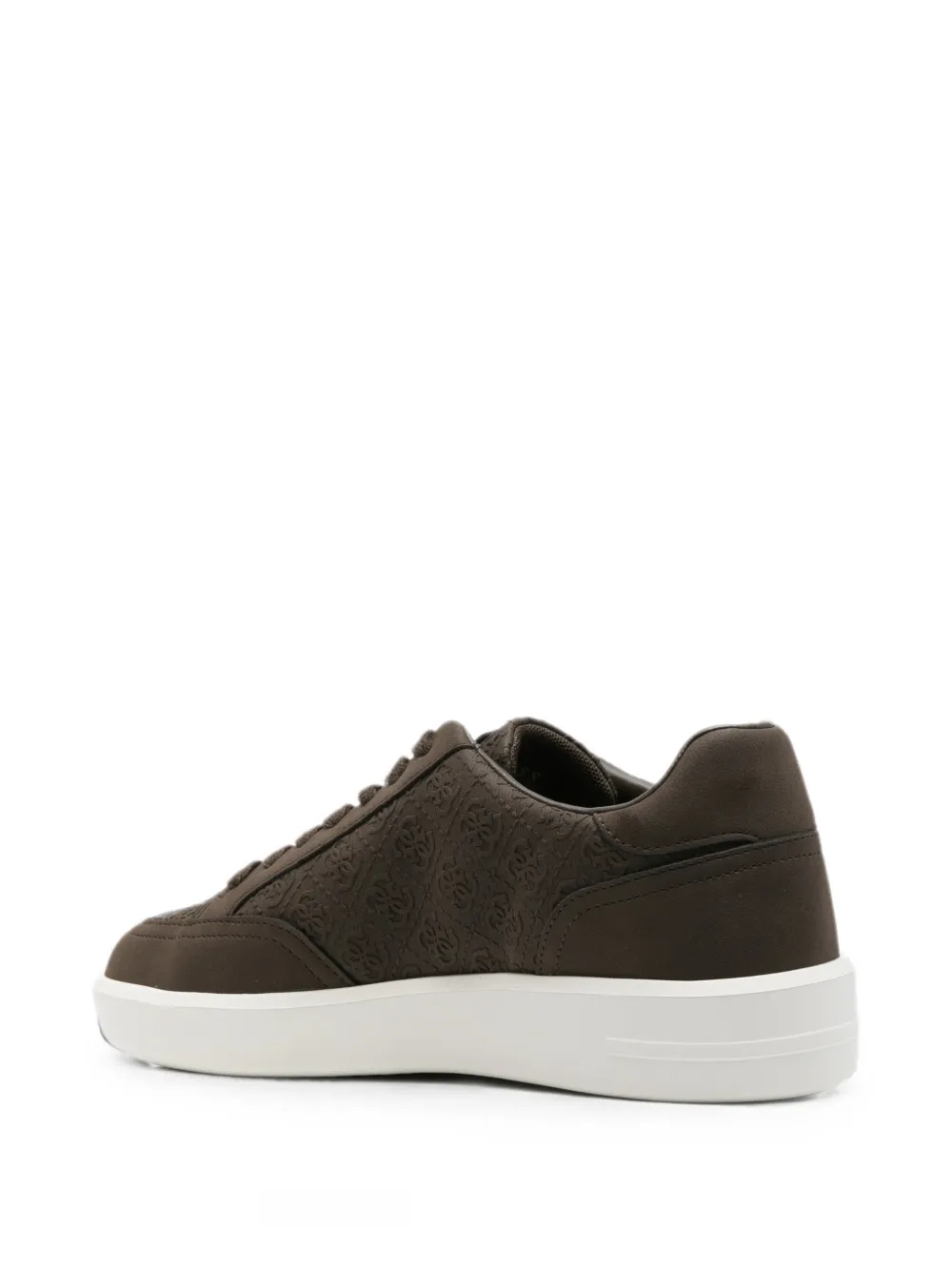 GUESS USA Sneakers met logo-reliëf Bruin