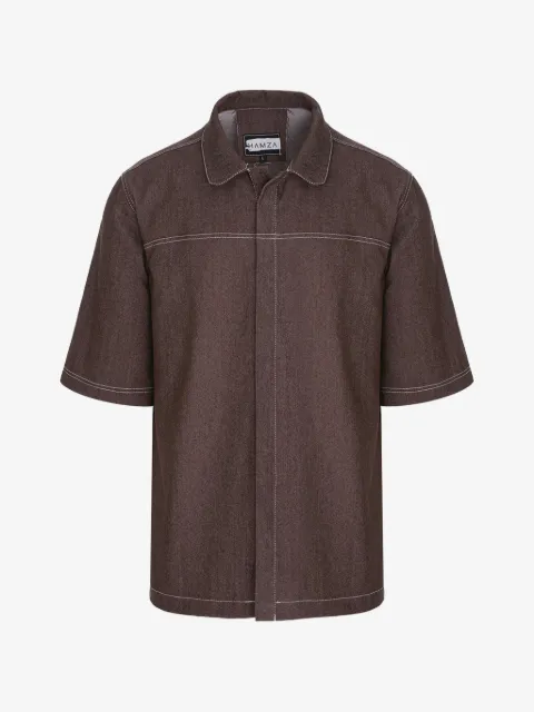 HAMZA Six denim shirt
