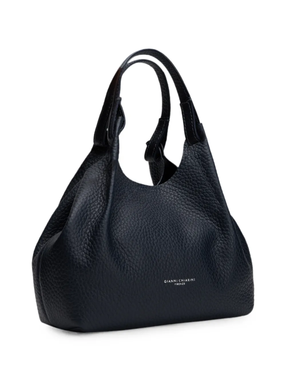 GIANNI CHIARINI Dua shopper van bewerkt leer Blauw