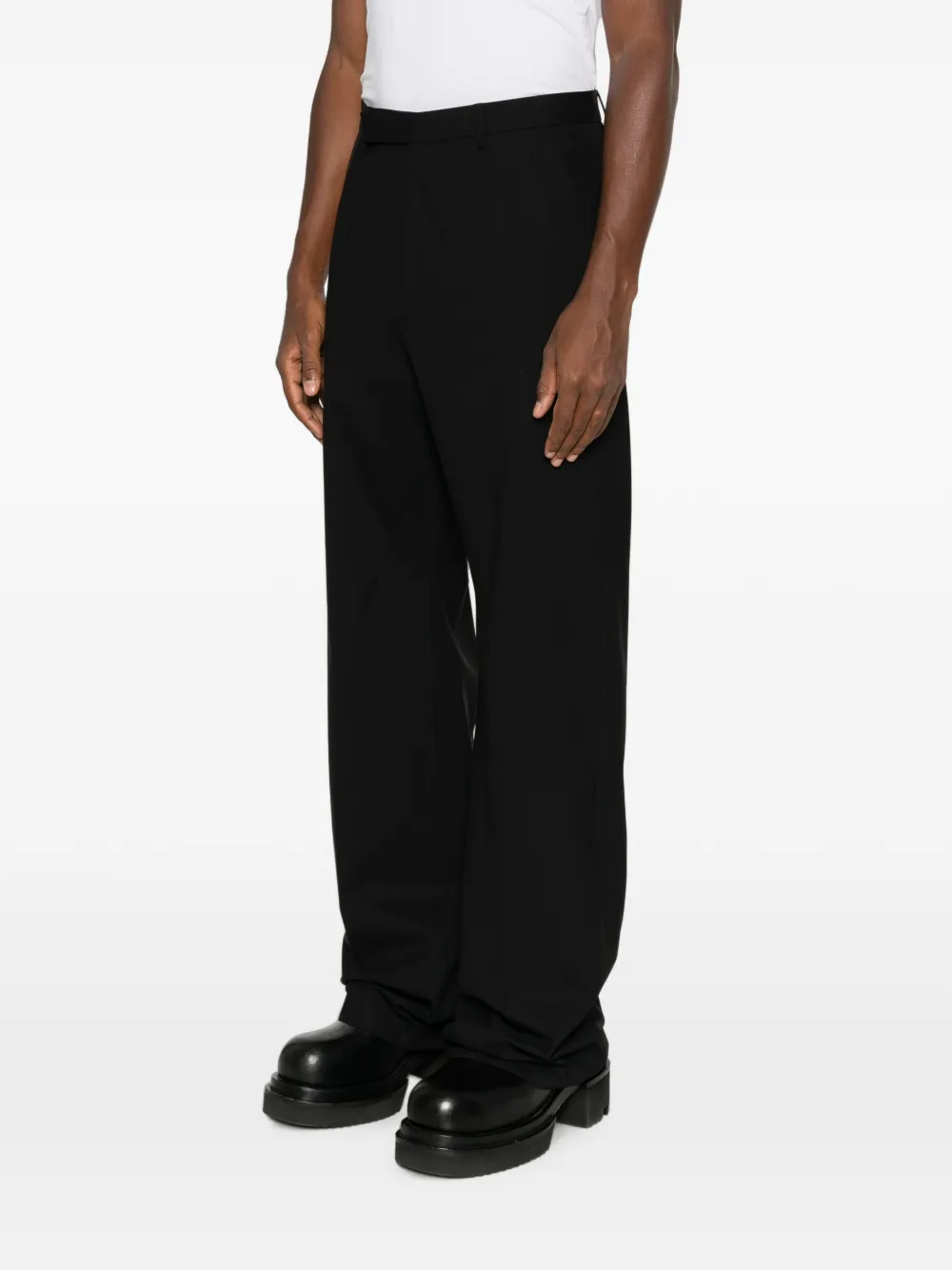 Rick Owens Geplooide pantalon Zwart