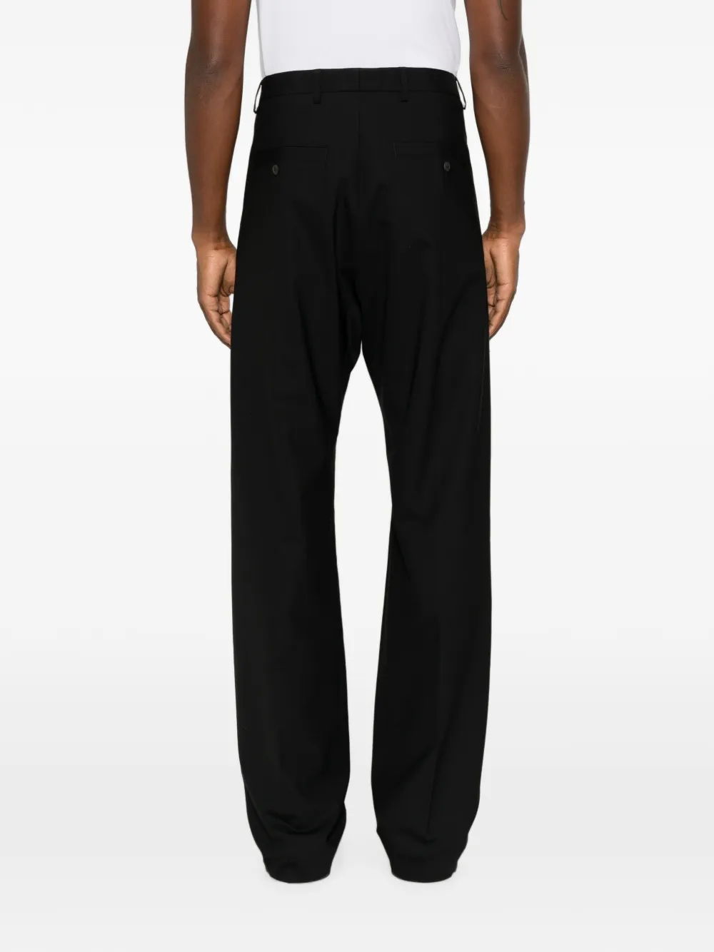 Rick Owens Geplooide pantalon Zwart