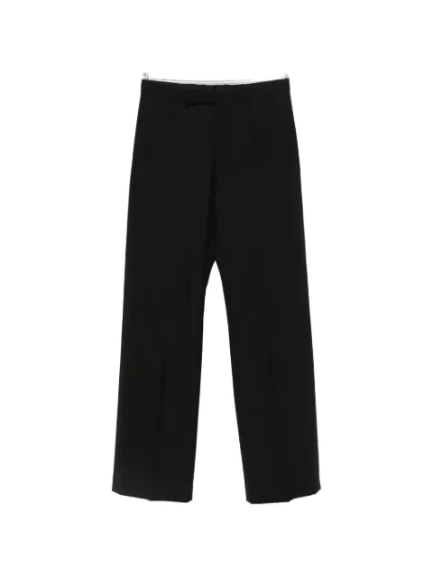 Rick Owens pressed-crease tailored trousers