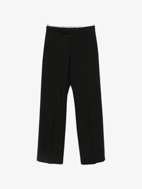 Rick Owens pressed-crease tailored trousers
