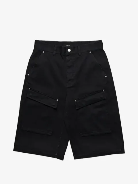 Purple Brand stone-wash cargo shorts