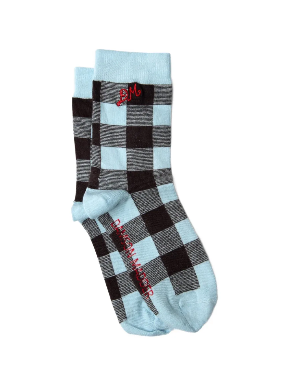DAMSON MADDER logo-embroidered socks - Blau