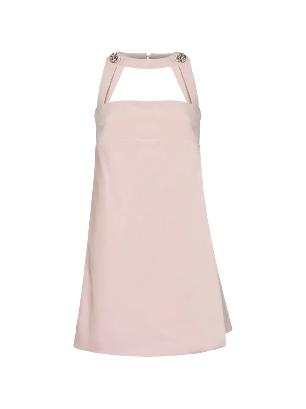 Alina crystal-embellished cut-out mini dress