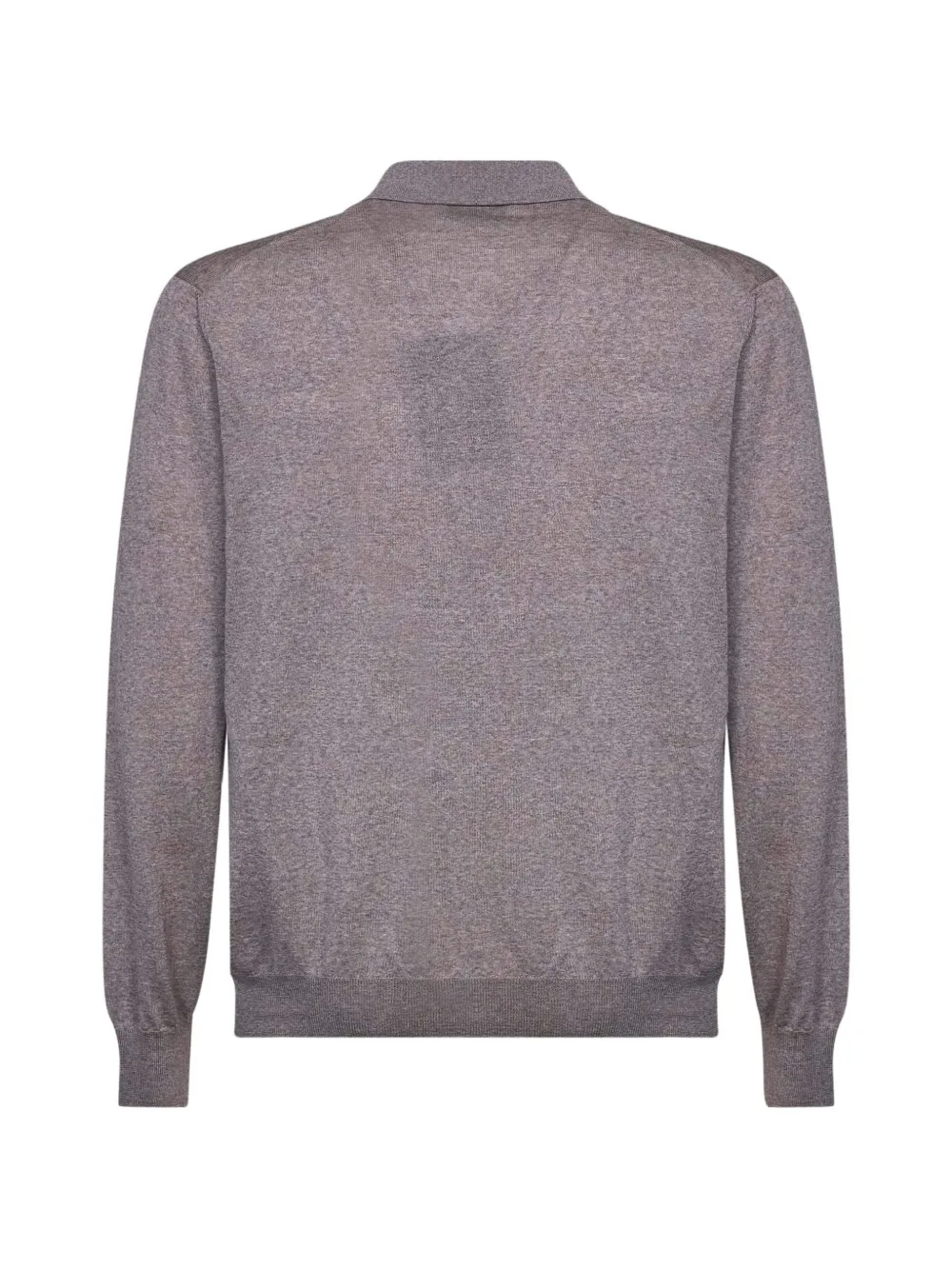 D4.0 Scheerwollen T-shirt met lange mouwen Bruin