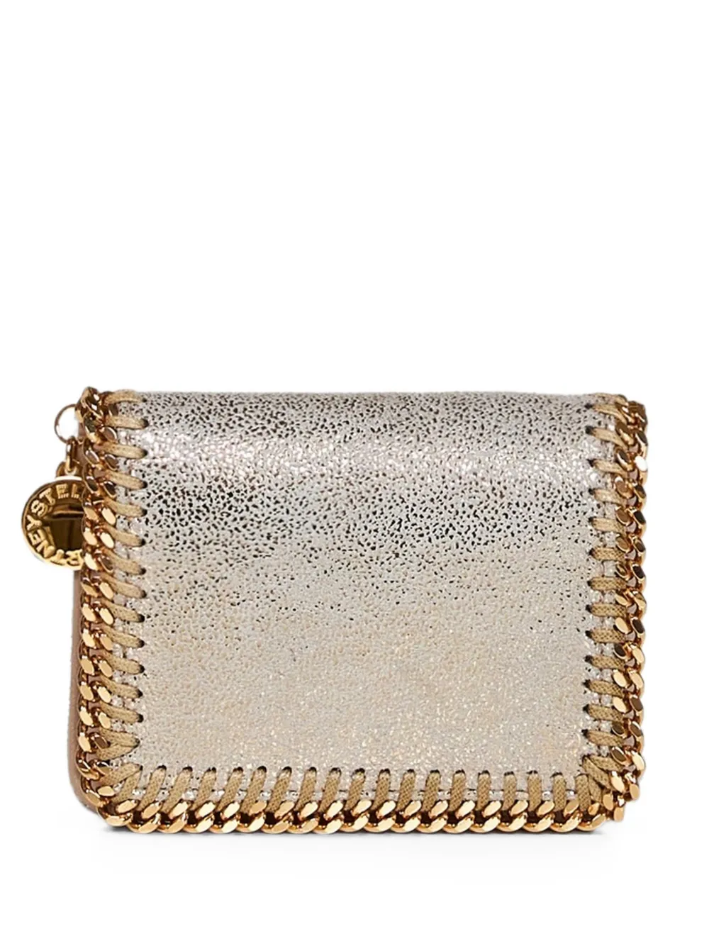 Stella McCartney Falabella Shaggy Deer wallet - Silber