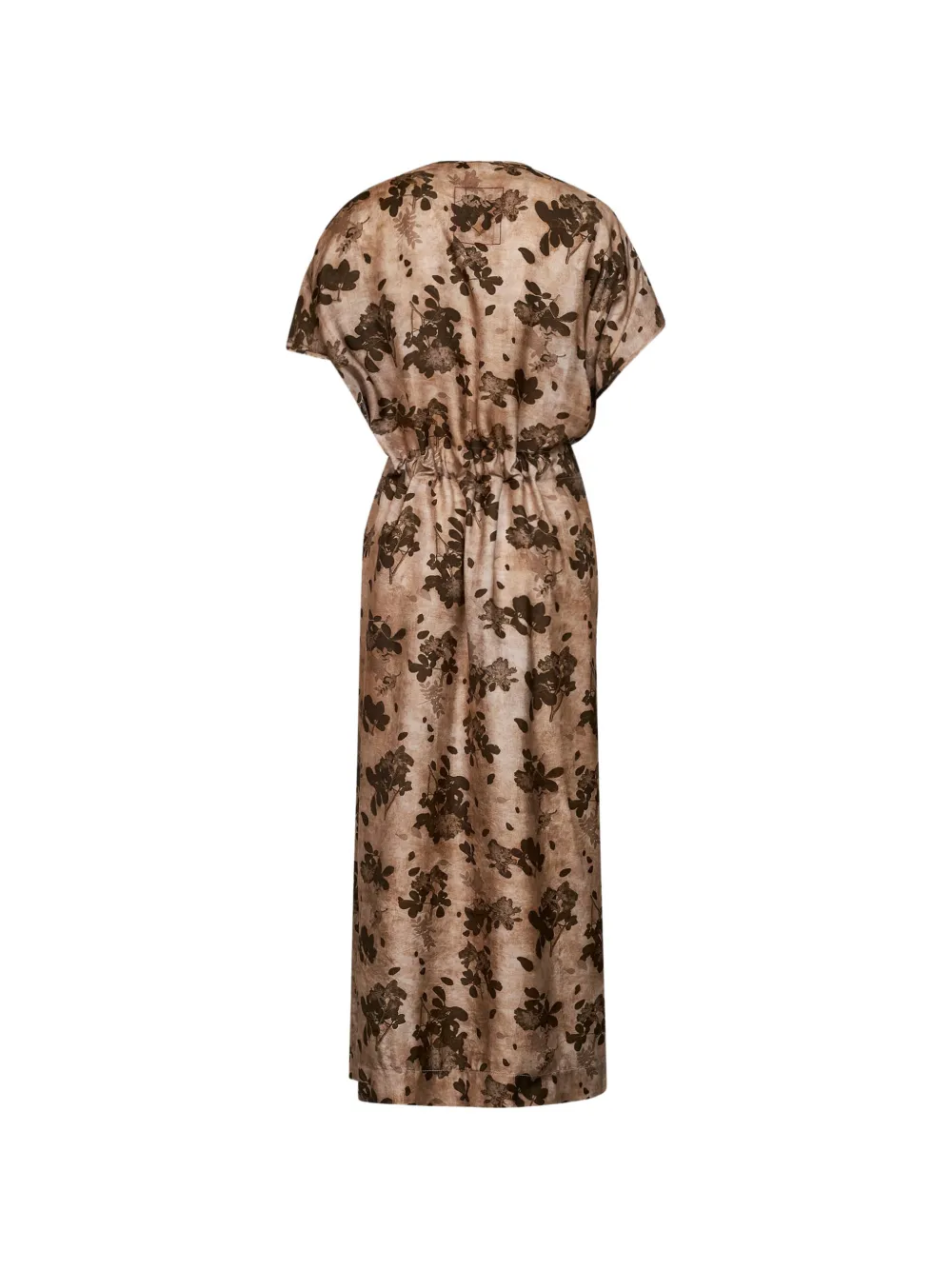 Uma Wang Maxi-jurk met bloemenprint Beige