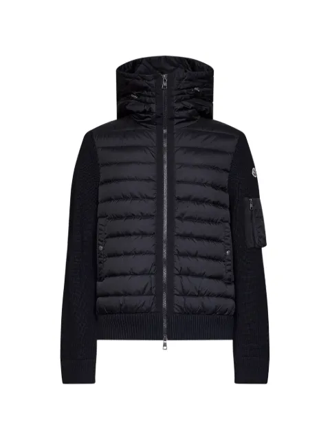 Moncler padded zip-up cardigan
