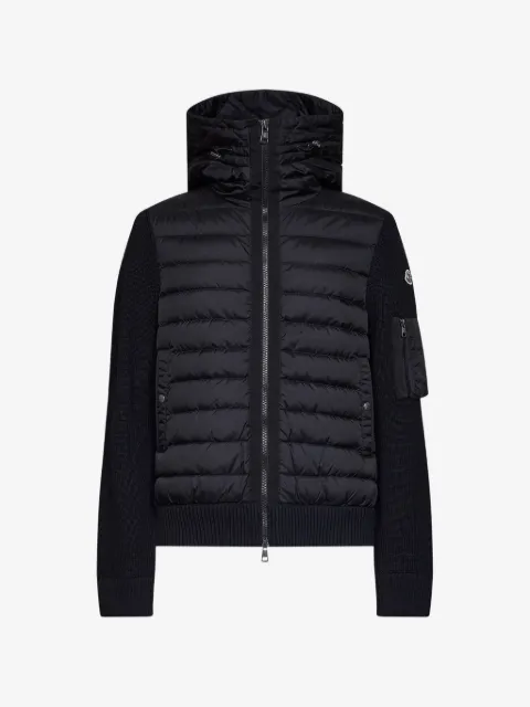 Moncler padded zip-up cardigan