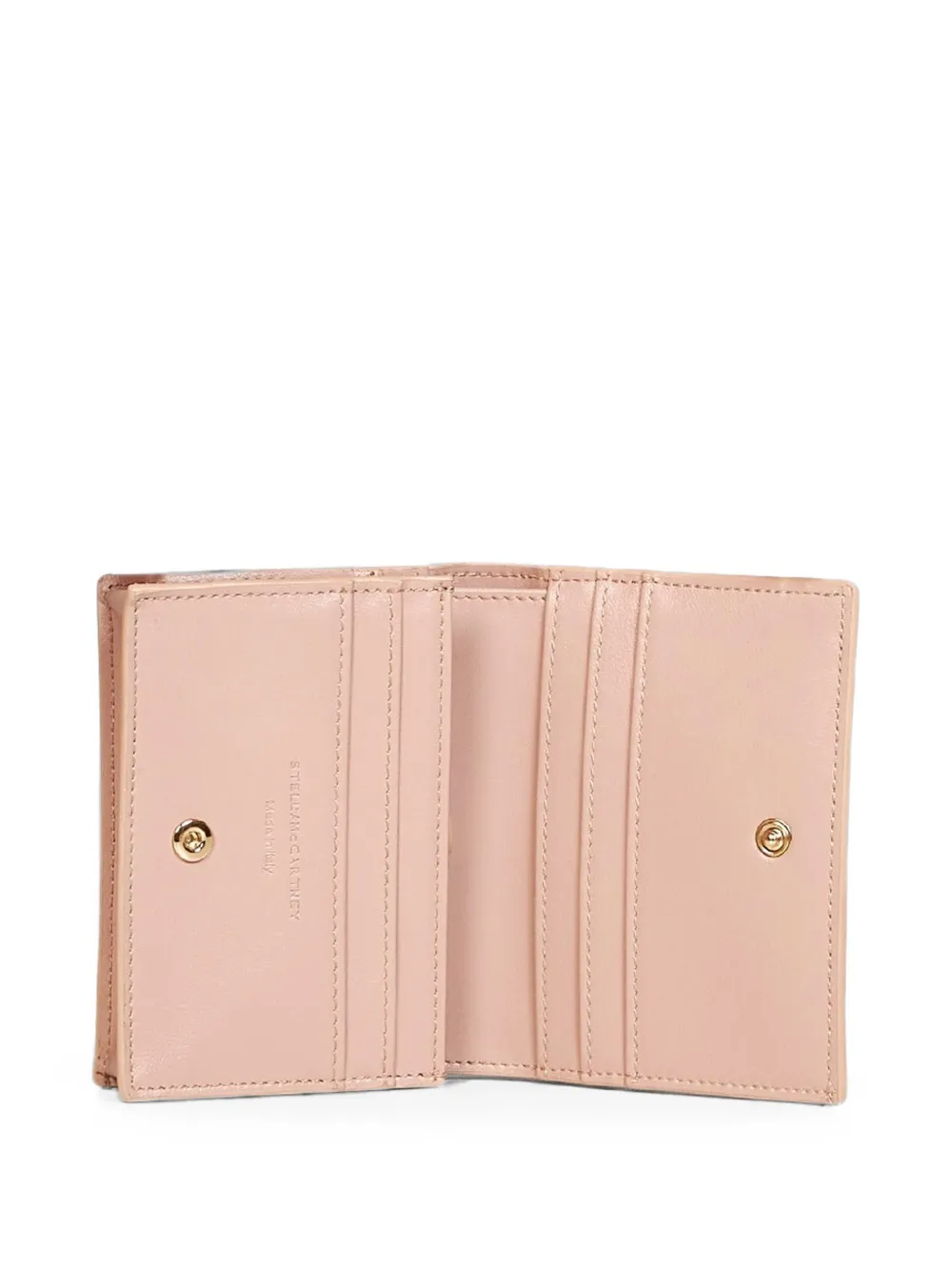 Stella McCartney Alter Mat portemonnee met logo-medaille Beige
