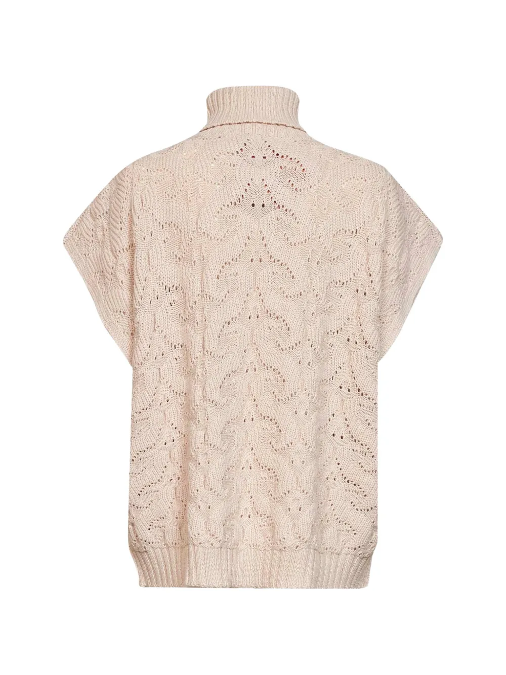 ETRO Opengewerkte trui met paisley-stiksel Beige