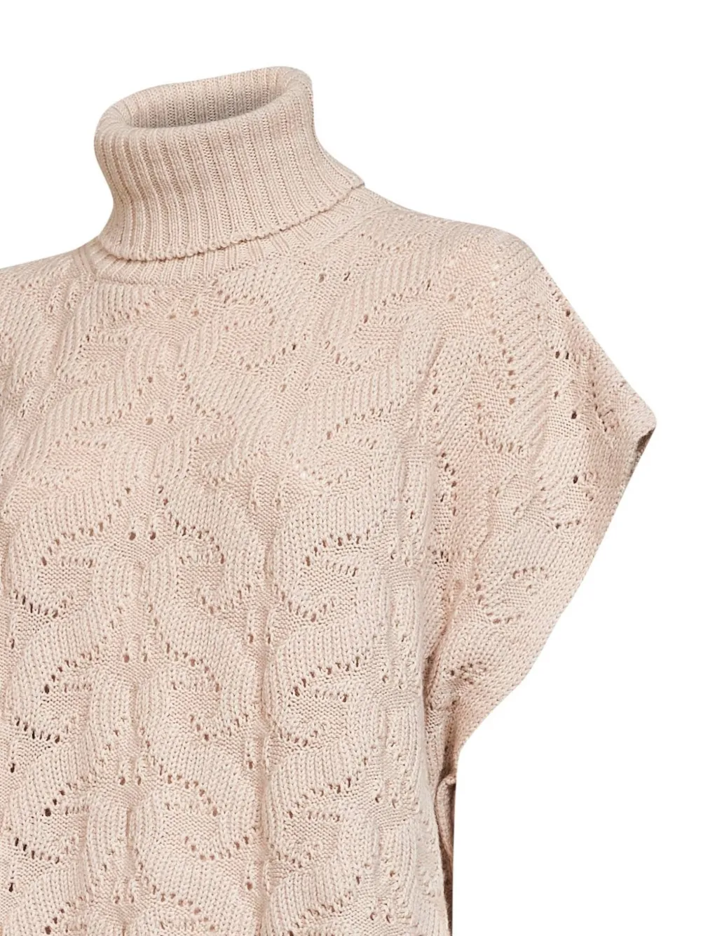 ETRO Opengewerkte trui met paisley-stiksel Beige